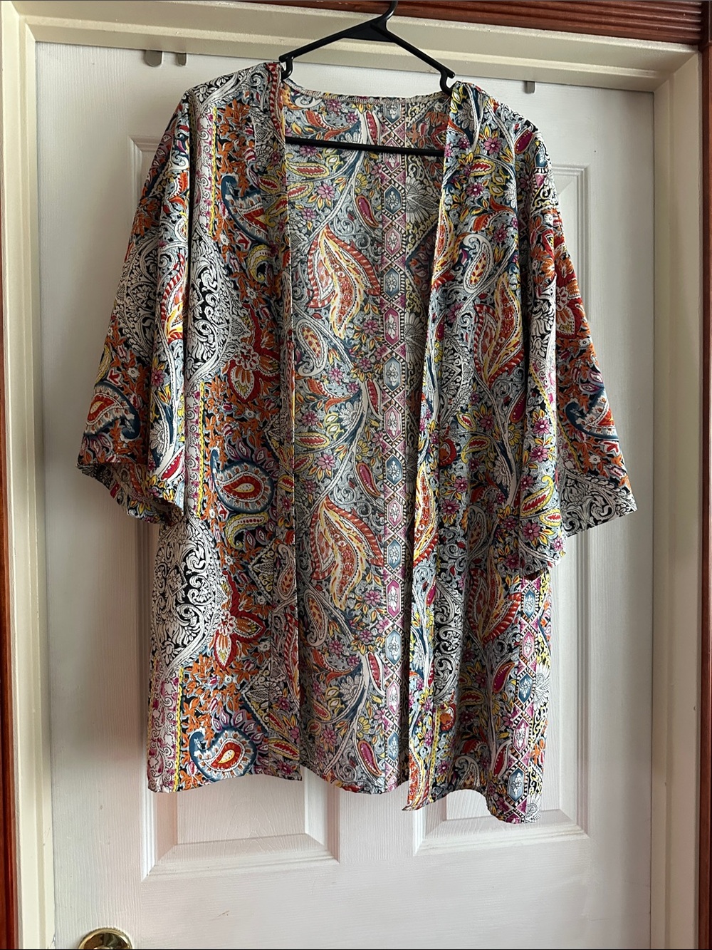 Large Multicolor Paisley Print Women’s Cover